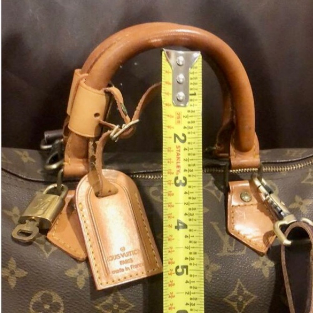 LOUIS VUITTON Monogram Speedy 30 Boston Travel Overnight Tote Bag LV 30 - Picture 7 of 16